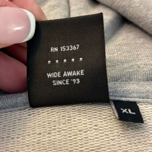 Insomniac LA Streetwear. Full Zip Gray Hoodie. Size XL. NWT - Picture 4 of 10